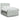 Pat box spring cu saltea, gri deschis, 140x190 cm, catifea