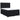 Pat box spring cu saltea, negru, 140x190 cm, catifea