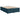 Pat box spring cu saltea, albastru închis, 140x190 cm, catifea