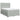 Pat box spring cu saltea, gri deschis, 140x190 cm, catifea