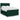 Pat box spring cu saltea, verde închis, 140x190 cm, catifea