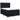 Pat box spring cu saltea, negru, 140x190 cm, catifea