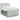 Pat box spring cu saltea, gri deschis, 140x200 cm, catifea
