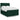 Pat box spring cu saltea, verde închis, 140x200 cm, catifea