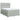 Pat box spring cu saltea, gri deschis, 140x200 cm, catifea