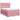 Pat box spring cu saltea, roz, 140x200 cm, catifea