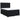 Pat box spring cu saltea, negru, 160x200 cm, catifea