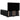Pat box spring cu saltea, negru, 160x200 cm, catifea