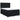 Pat box spring cu saltea, negru, 160x200 cm, catifea