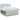 Pat box spring cu saltea, gri deschis, 180x200 cm, catifea
