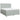 Pat box spring cu saltea, gri deschis, 180x200 cm, catifea