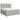 Pat box spring cu saltea, gri deschis, 180x200 cm, catifea