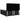 Pat box spring cu saltea, negru, 180x200 cm, catifea