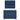 Pat box spring cu saltea, albastru, 80x200 cm, textil