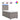 Pat box spring cu saltea, gri taupe, 90x190 cm, textil