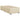 Pat box spring cu saltea, crem, 90x190 cm, textil