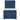 Pat box spring cu saltea, albastru, 90x190 cm, textil