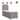 Pat box spring cu saltea, gri taupe, 90x200 cm, textil