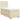 Pat box spring cu saltea, crem, 90x200 cm, textil