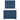 Pat box spring cu saltea, albastru, 90x200 cm, textil