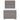 Pat box spring cu saltea, gri taupe, 90x200 cm, textil