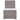 Pat box spring cu saltea, gri taupe, 90x200 cm, textil