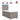 Pat box spring cu saltea, gri taupe, 100x200 cm, textil