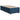 Pat box spring cu saltea, albastru, 100x200 cm, textil