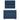 Pat box spring cu saltea, albastru, 100x200 cm, textil
