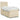 Pat box spring cu saltea, crem, 100x200 cm, textil