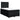 Pat box spring cu saltea, negru, 120x190 cm, catifea