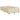 Pat continental cu saltea, crem, 120x190 cm, textil