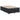 Pat box spring cu saltea, negru, 120x200 cm, textil