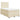 Pat box spring cu saltea, crem, 120x200 cm, textil