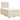 Pat box spring cu saltea, crem, 120x200 cm, textil