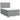 Pat box spring cu saltea, gri deschis, 140x190 cm, textil