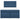 Pat box spring cu saltea, albastru, 140x200 cm, textil