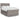 Pat box spring cu saltea, gri taupe, 140x200 cm, textil