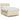 Pat box spring cu saltea, crem, 140x200 cm, textil