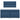 Pat box spring cu saltea, albastru, 140x200 cm, textil