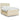 Pat continental cu saltea, crem, 140x200 cm, material textil