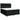 Pat box spring cu saltea, negru, 180x200 cm, catifea