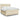 Pat continental cu saltea, crem, 180x200 cm, textil