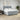 Pat box spring cu saltea, gri deschis, 200x200 cm, textil