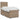 Pat box spring cu saltea, cappuccino, 90x190 cm piele ecologică