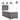 Pat box spring cu saltea, gri, 100x200 cm, piele ecologică