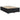 Pat box spring cu saltea, negru, 140x200 cm, piele ecologică