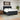 Pat box spring cu saltea, negru, 180x200 cm, piele ecologică
