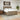 Pat box spring cu saltea, cappuccino, 180x200cm piele ecologică
