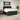 Pat box spring cu saltea, negru, 200x200 cm, piele ecologică